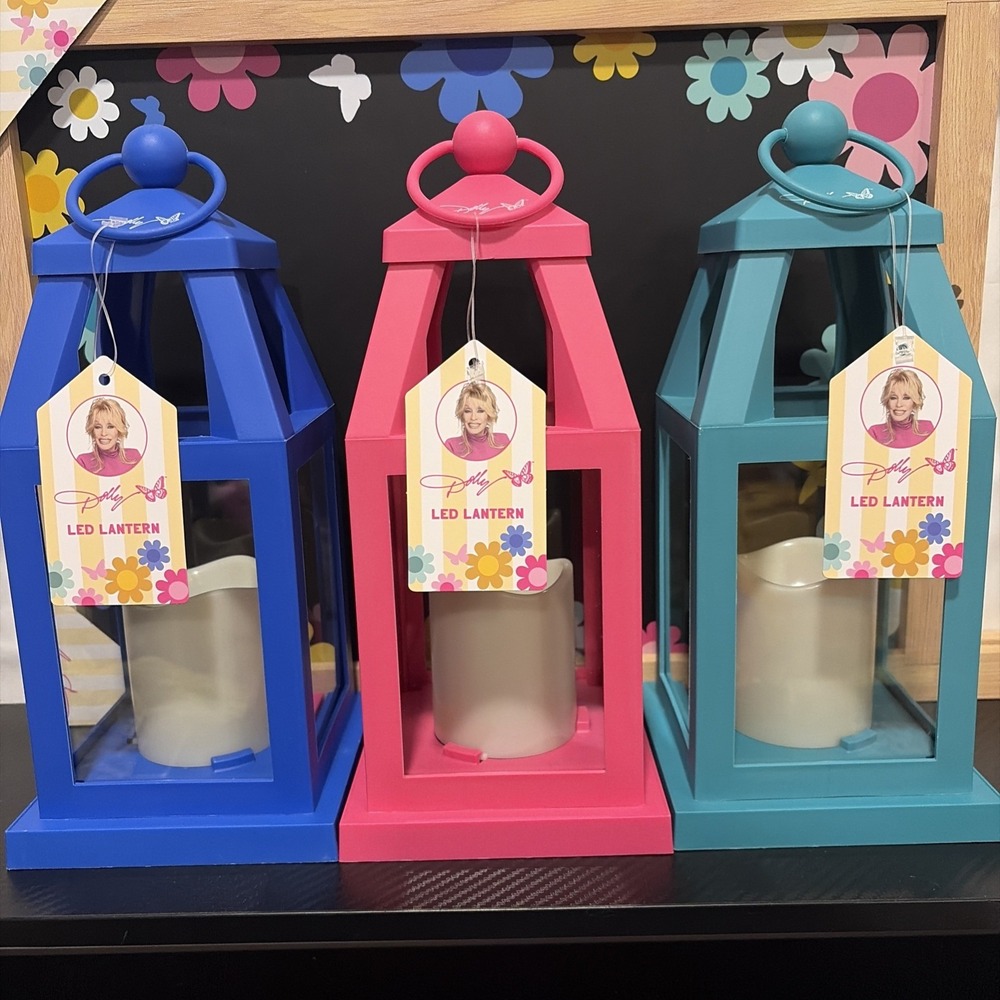 Retired Dolly Parton LED Lantern Set Of 3 New NWT